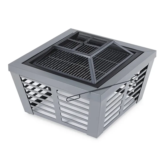 LIVIVO Veneziano Steel Fire Pit & Grill