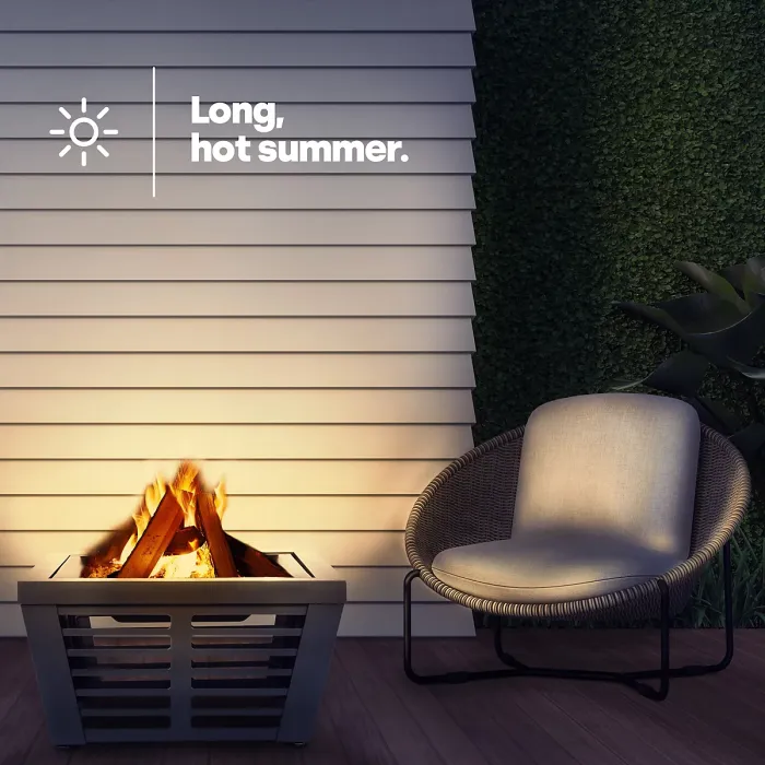 LIVIVO Veneziano Steel Fire Pit & Grill