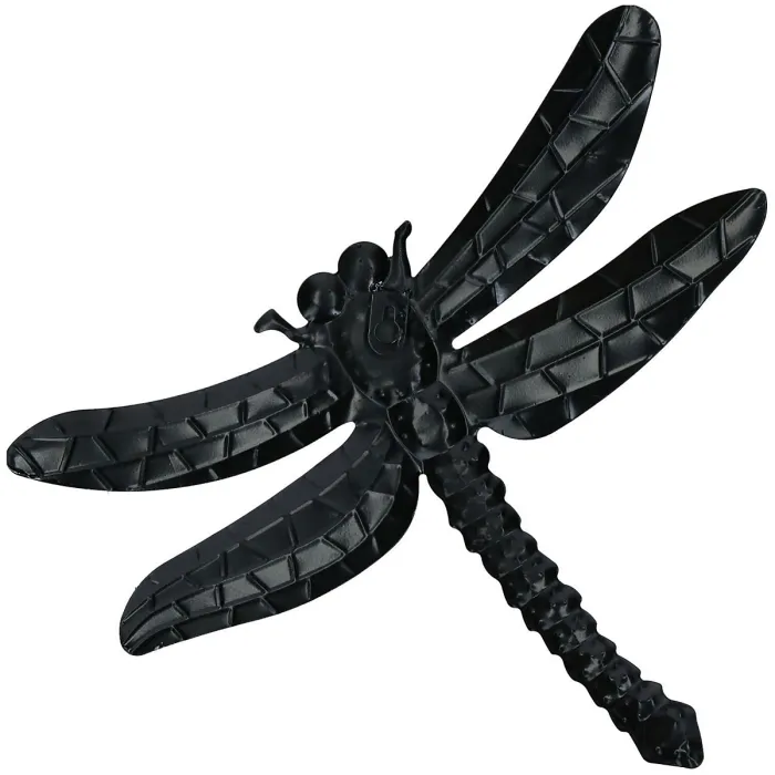Green Metal Dragonfly Garden/Home Wall Art Ornament 35x28cm Inddor/Outdoor
