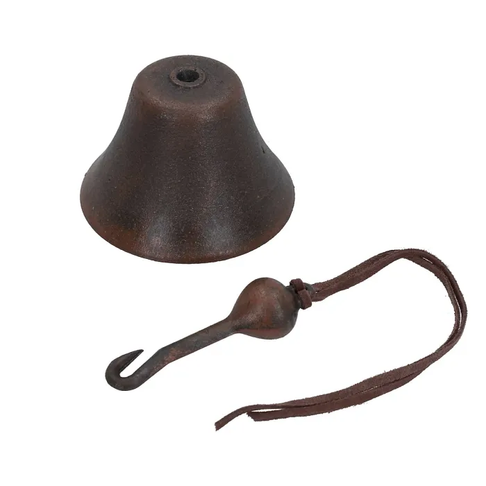 Welcome Bell Cast Iron Sign Door Wall Fence Gate House Doorway Entry Garden