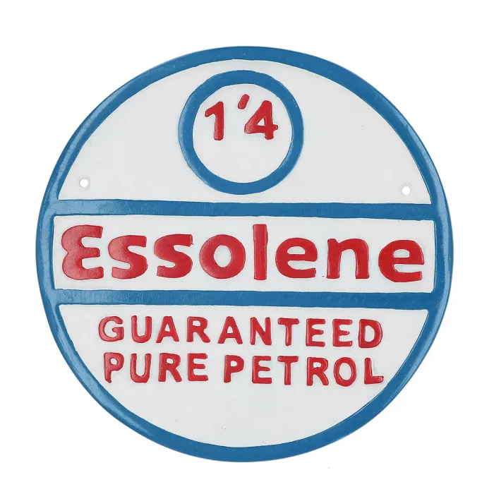 Esso Aluminium Sign Plaque Door Wall Garage Petrol Oil Workshop Garage Auto