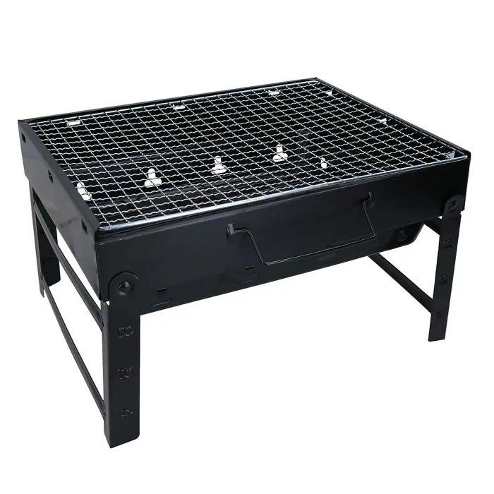 Portable Folding Charcoal BBQ Barbecue Grill For Picnics Camping Beach Smoker