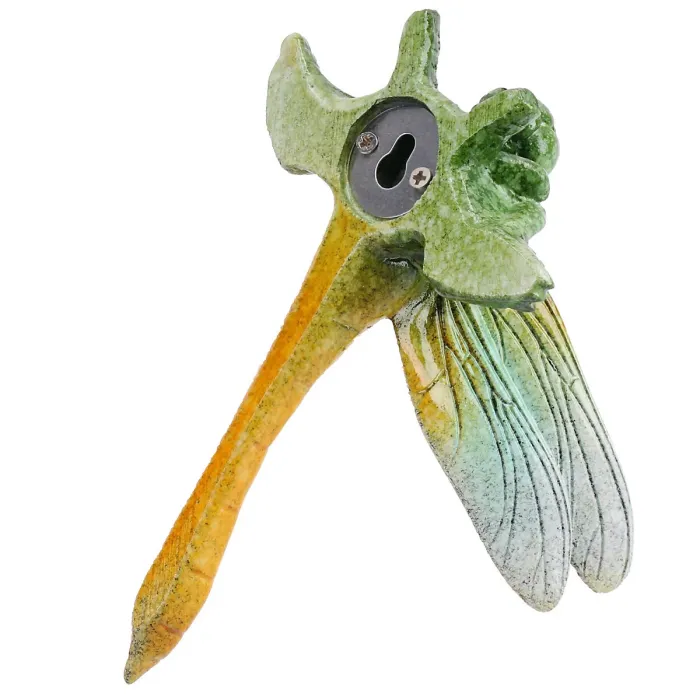 Green & Red Wall Mount Butterflies Resin Shed Sculpture Statue House Garden