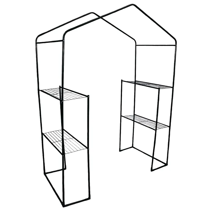 Walk in Greenhouse with PVC Cover Garden Grow Growing Room with Shelves