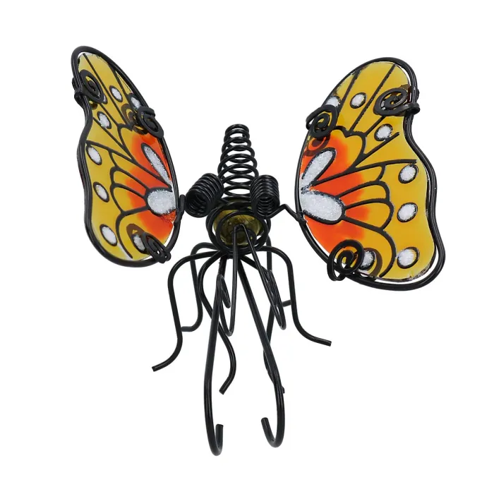 Glass Wing Spring-tail Butterfly Pot Hanger Home Garden - Assorted Colours