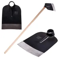 Heavy Duty 3Lb Hoe Head Garden Digging Soil Weeding Steel Tool Attachment Gardening Accessory Outdoor Cultivate Diy Hand Tools