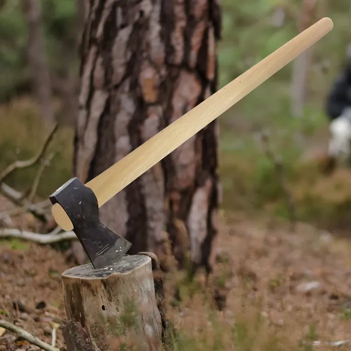 90cm Thick Wooden Pick ax Handle Stick Beech Multi Use Strong Replacement