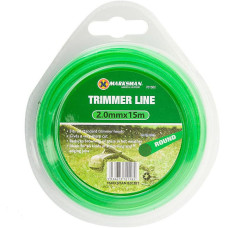 Set Of 2 Trimmer Line Garden Grass Strimmer Nylon String Round Electric 15M X 2Mm