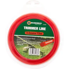 Set Of 2 Trimmer Line Garden Grass Strimmer Nylon Round String Electric 15M X 3Mm