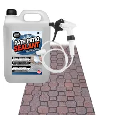 1 x 5L Path & Patio Sealant For Stone Surfaces Patios & Paths With Convenient Long Hose Trigger