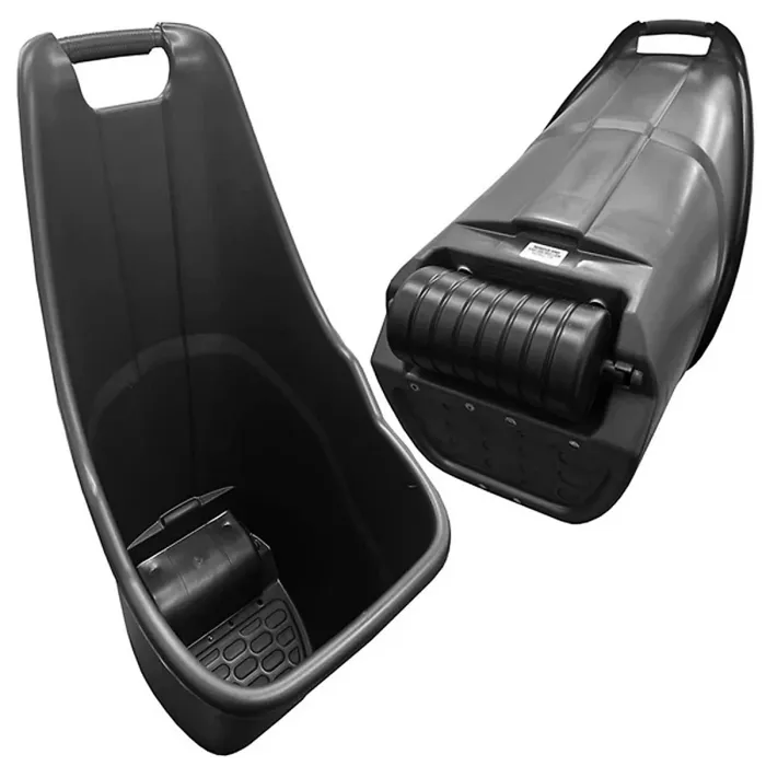 Multipurpose Lightweight Plastic Rolling Wheelbarrow Transporting Kart Caddy With Wheels