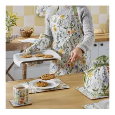 Cottage Garden Floral PVC/Oil cloth Apron