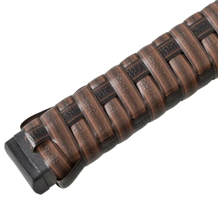 Outsunny 6 PCS Outdoor Rattan Sofa Furniture Sets with Footstool Cushions Brown