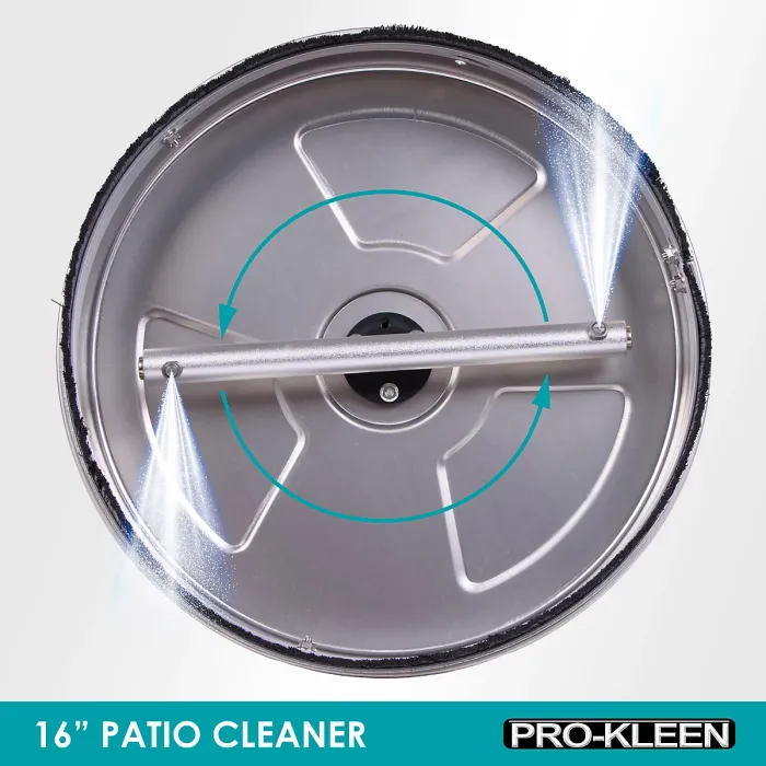 ProKleen Stainless Steel Pressure Washer Surface Patio Cleaner Attachment 16" Karcher Compatible