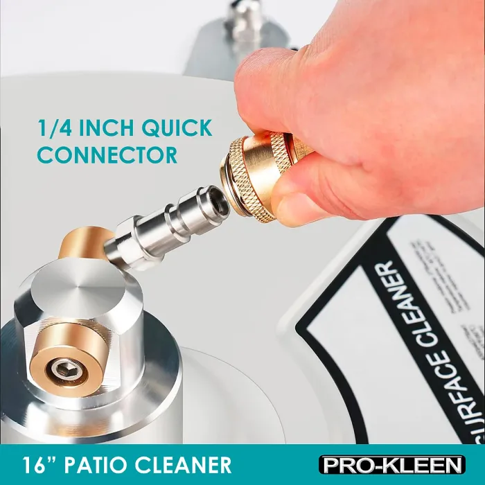 ProKleen Stainless Steel Pressure Washer Surface Patio Cleaner Attachment 16" Karcher Compatible