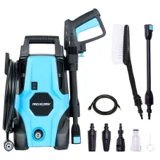 Pro-Kleen Portable Pressure Jet Washer, Power Wash 1400W With Accessories Electric High Performance Cleaner