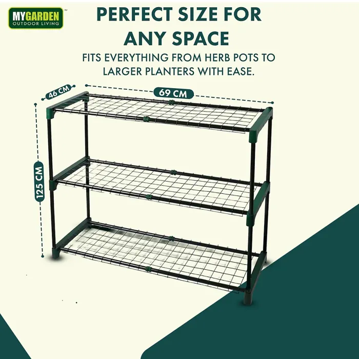 3 Tier Greenhouse for Indoor & Outdoor Use Durable Steel Frame Clear PVC Cover Ideal for Growing Vegetables Flowers