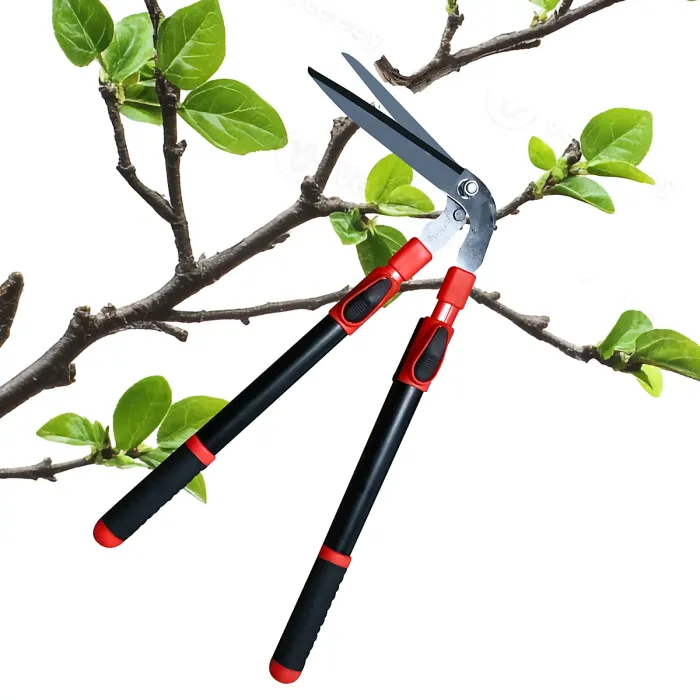 Telescopic Edging Shears 80CM Extendable Long Handle Lawn Edging Shears for Grass Cutter, Handheld Garden Shears, Lightweight 3mm