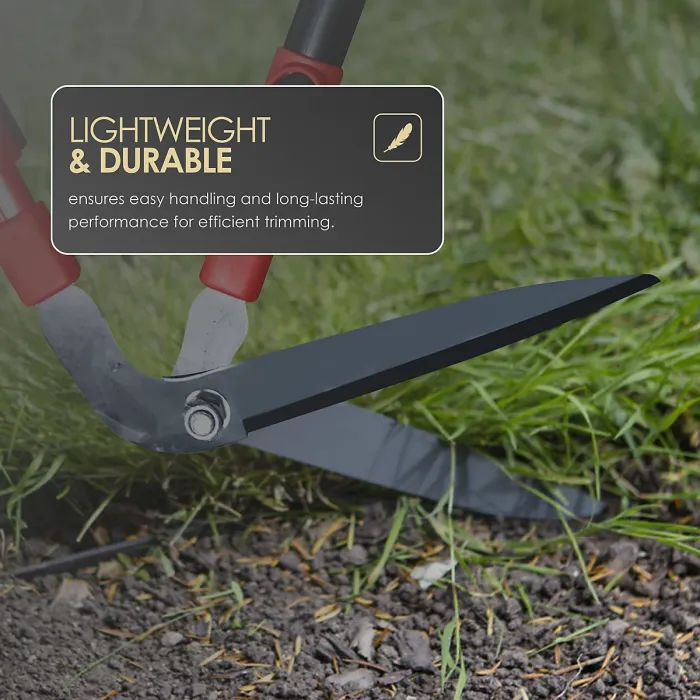 Telescopic Edging Shears 80CM Extendable Long Handle Lawn Edging Shears for Grass Cutter, Handheld Garden Shears, Lightweight 3mm