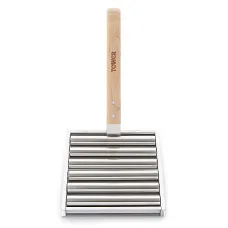 Tower T932024 Hot Dog Roller with wooden handle