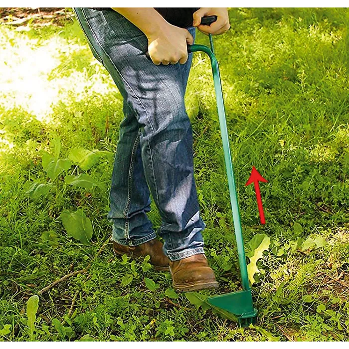Long Handled Easy Weeder Killer Grabber - Lightweight - Easy Ejection Mechanism - Weed Puller Root Remover