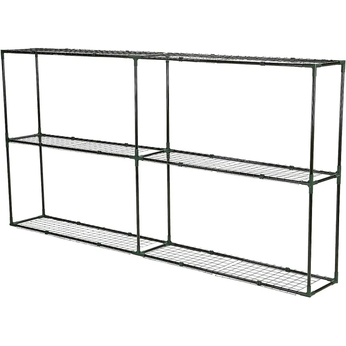 6 Tier Greenhouse Staging and Shelving Racks - Free-Standing Plant Stand for Indoor and Outdoor Use