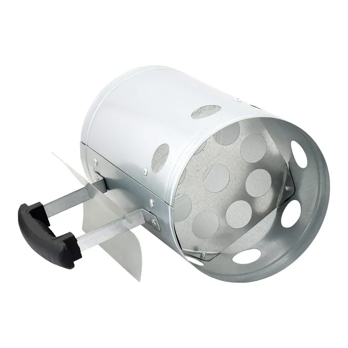 Camping Barbecue Lighting Kit with Heat Shield and Thermoplastic Handle for Charcoal Grills