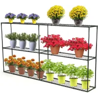 6-Tier Greenhouse Shelving and Staging Rack, Freestanding Plant Stand for Indoor/Outdoor Use