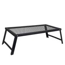 Portable Foldable Charcoal BBQ Grill Compact Freestanding Outdoor Cooker Durable Steel for Camping Picnic Garden