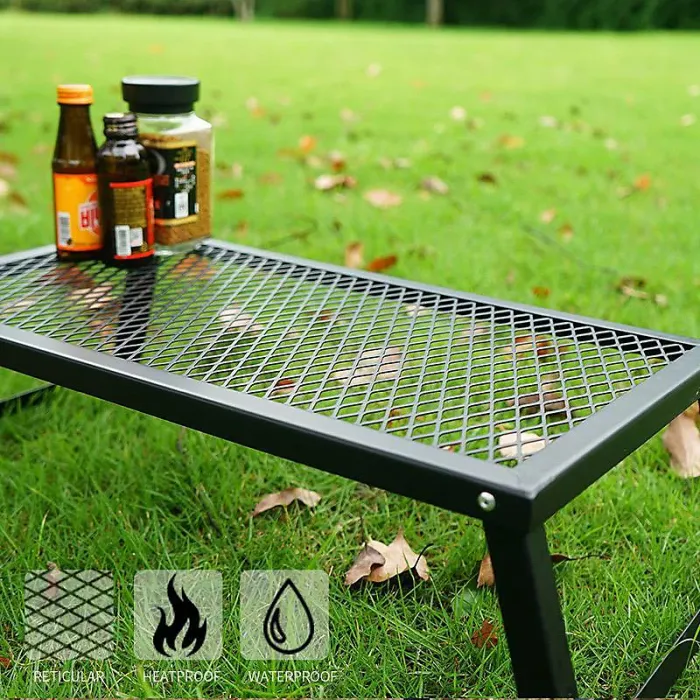 Portable Family BBQ Grill Stainless Steel Charcoal Barbecue Foldable for Camping Travel Picnic Outdoor Cooking