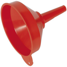 200mm Heavy-Duty Funnel with Fixed Spout and Filter for Efficient Liquid Transfer