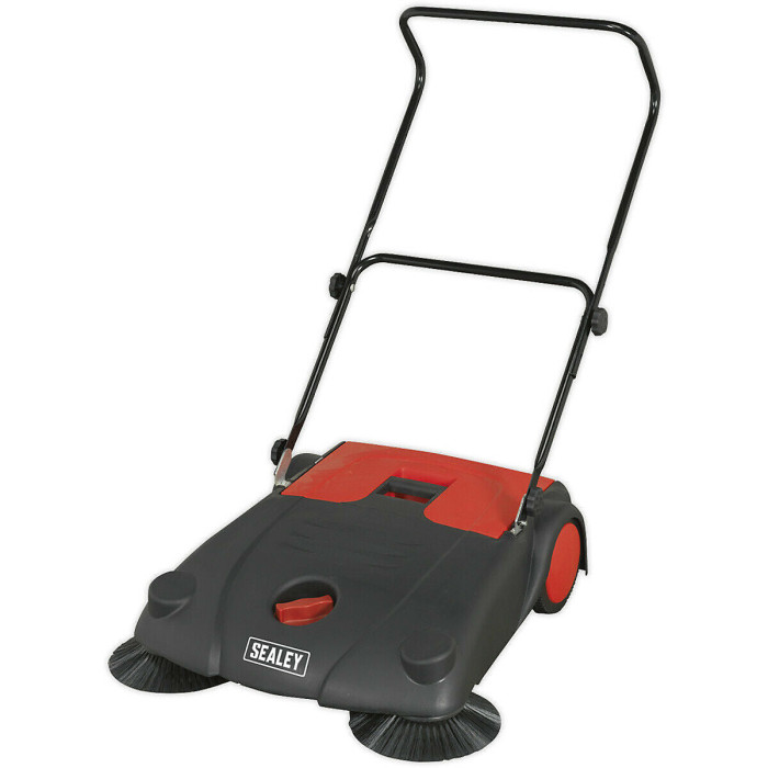 700mm Floor Sweeper - Hard Floor 4-Brush System - 20L Hopper - Tubular Handle