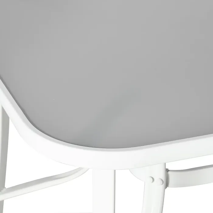 Outsunny 7 Piece Garden Dining Set w/ Dining Table and Chairs, Grey