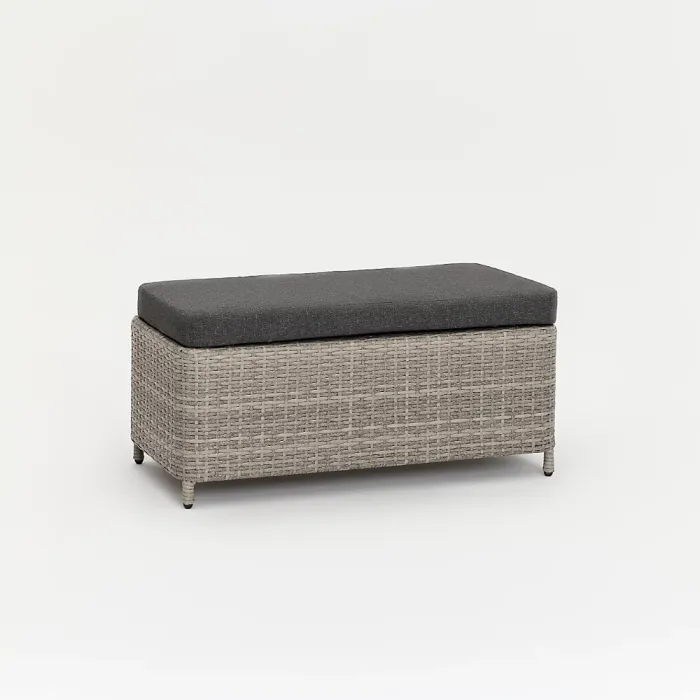 Trinity Garden Cube Set with Bench, Grey