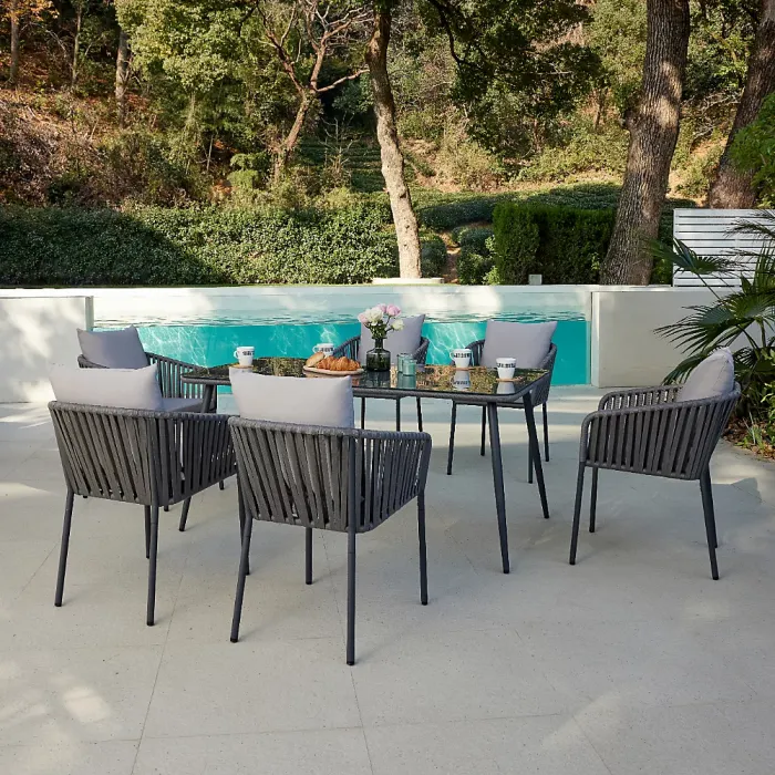 Fiji Luxury Garden Dining Set for 6