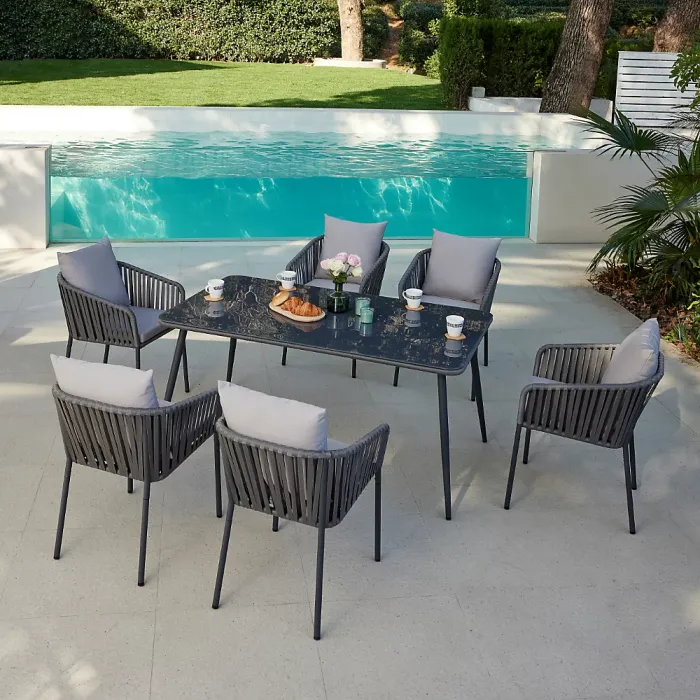 Fiji Luxury Garden Dining Set for 6