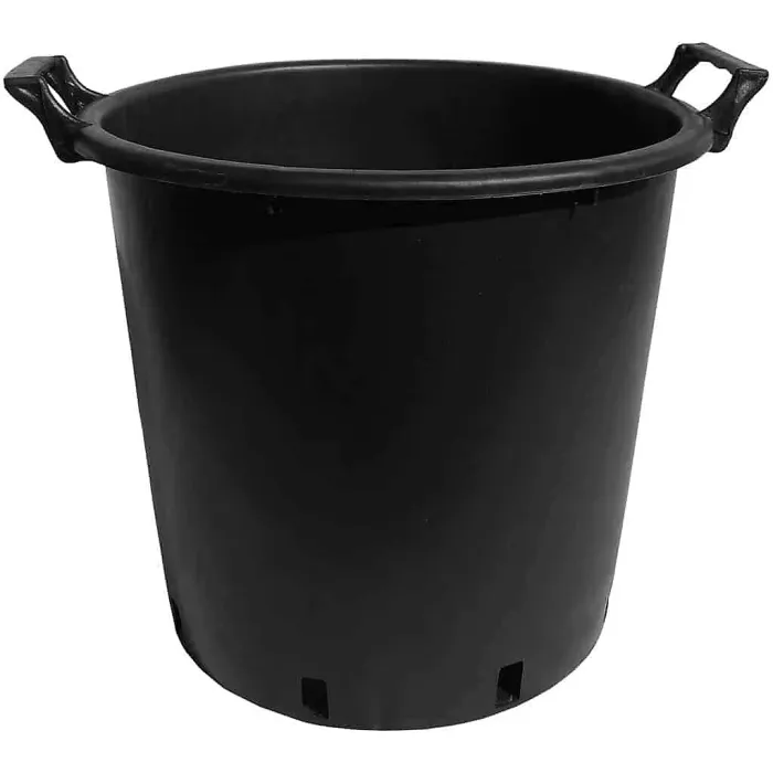 Elixir Gardens Heavy Duty 30 Litre Tree & Shrub Patio Recycled Plastic Container Pots/Tubs with Handles x3