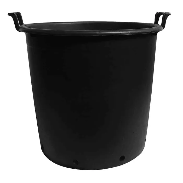 Elixir Gardens Heavy Duty 70/75 Litre Tree & Shrub Patio Recycled Plastic Container Pots/Tubs with Handles x9