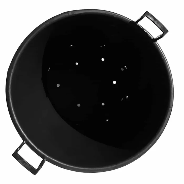 Elixir Gardens Heavy Duty 110 Litre Tree & Shrub Patio Recycled Plastic Container Pots/Tubs with Handles x8