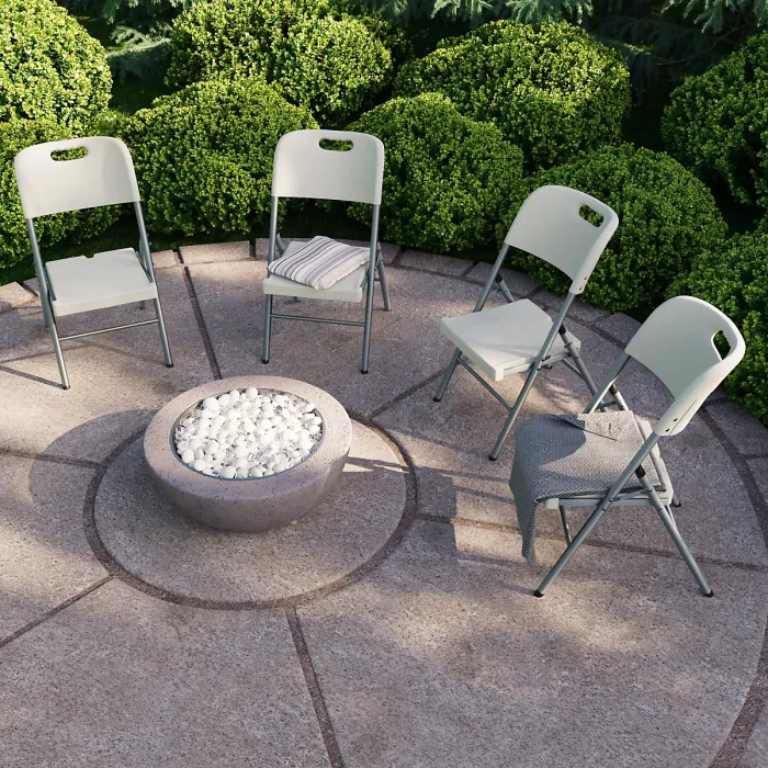 Home Vida Set of 4 Indoor & Outdoor Folding Chairs