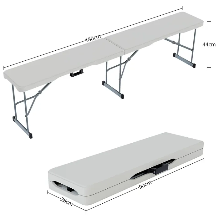 Home Vida 6ft Indoor & Outdoor Folding Bench