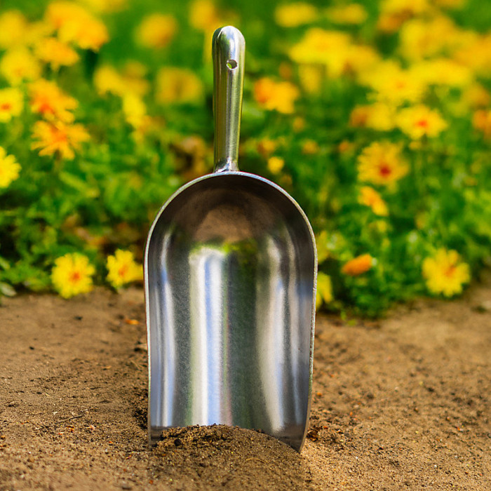 Woodside Aluminium Plant Potting/Pet Food/Bird Seed Scoop