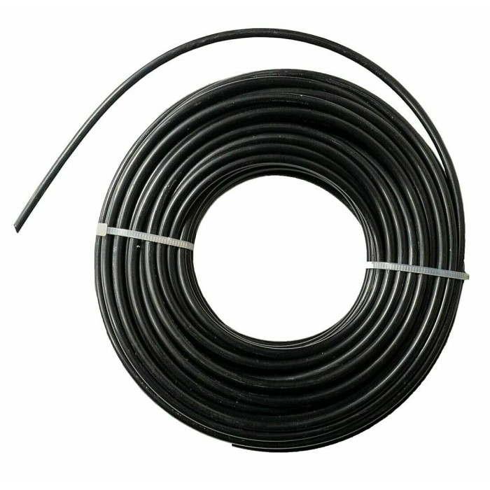 2.0 mm x 15 m Nylon Strimmer Trimmer Line Round Shaped Heavy Duty Brush Cutter Wire - Black