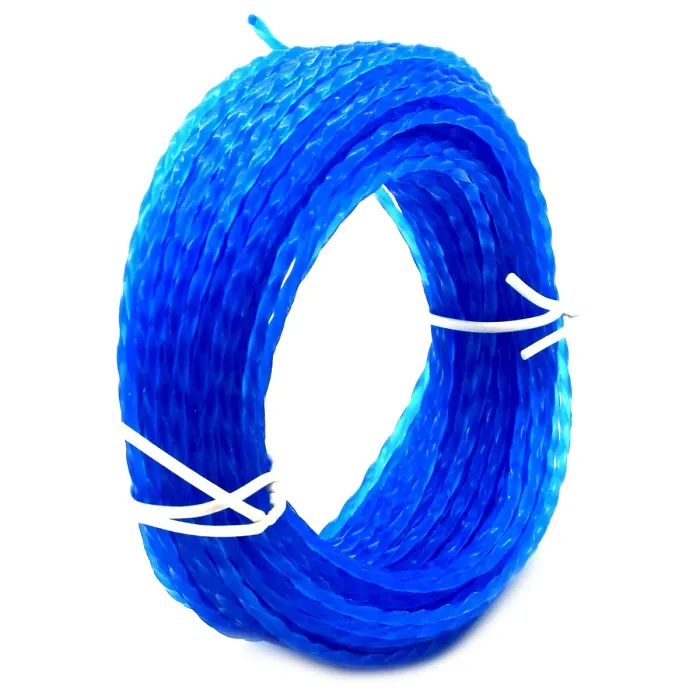 Trimmer Line Strimmer Line Heavy-Duty Twist Shaped Low Noise for Grass Trimmers and Brushcutters (Blue, 1.6 mm x 15 metres)