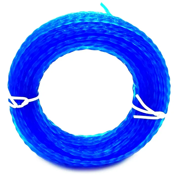 Trimmer Line Strimmer Line Heavy-Duty Twist Shaped Low Noise for Grass Trimmers and Brushcutters (Blue, 1.6 mm x 15 metres)