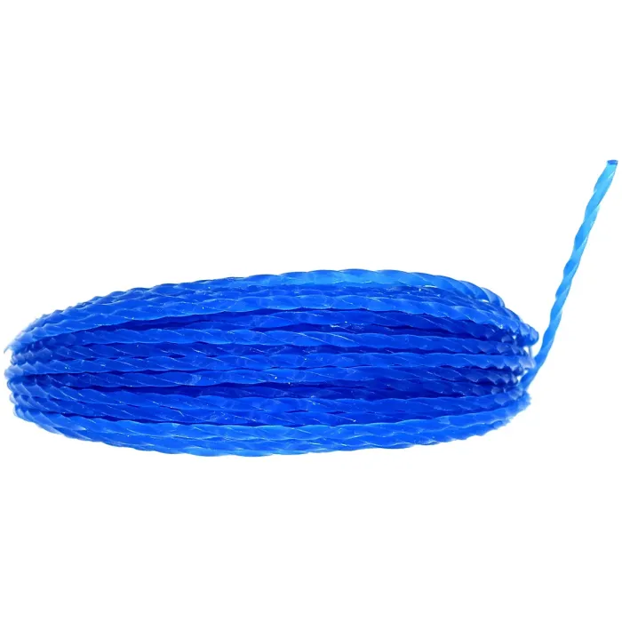 Trimmer Line Strimmer Line Heavy-Duty Twist Shaped Low Noise for Grass Trimmers and Brushcutters (Blue, 2.4 mm x 15 metres)