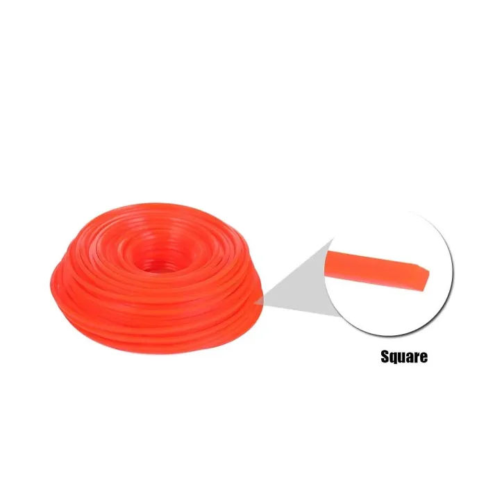 15 metres of Strong SQUARE Strimmer Brush Cutter Line (3.0 mm)