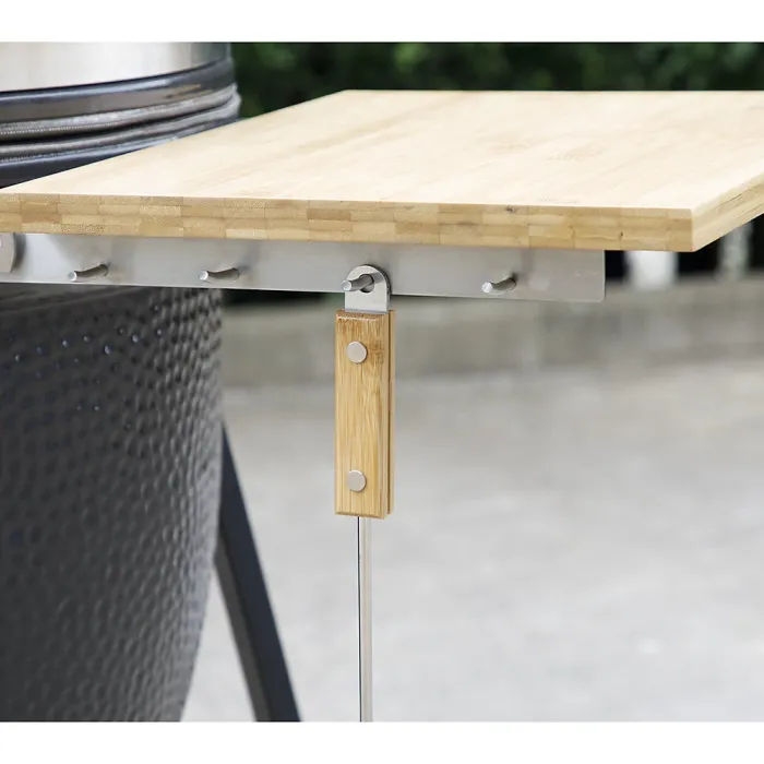 Premium Wood Handle BBQ Ash Scraper - 420mm Kamado Grill Cleaner Tool