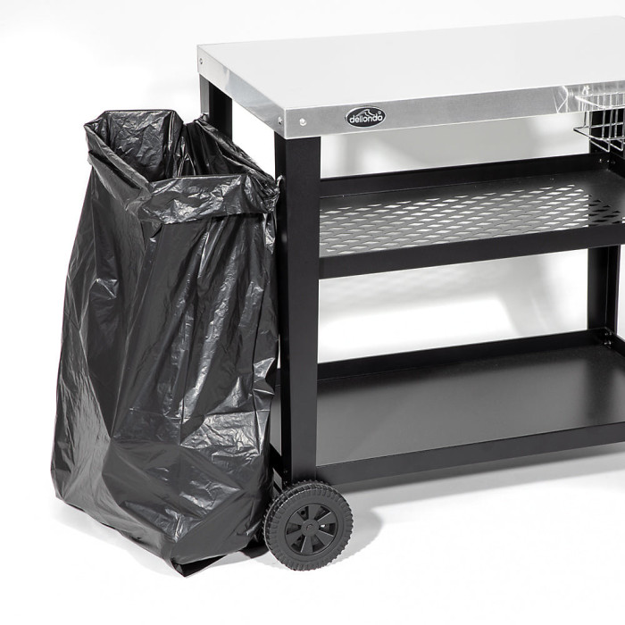 Versatile Stainless Steel BBQ and Grill Trolley for Outdoor Cooking and Food Prep