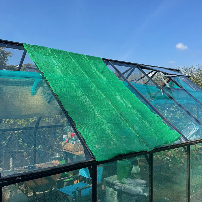 Greenhouse Sun Shade & Privacy Screen Net (2.5m x 1.2m) - 65% Shading Rate